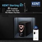 KENT Sterling IoT Under the Counter RO Water Purifier| RO+UV+UF+Alkaline+Copper+TDS Control | IoT Enabled | Fully Automatic