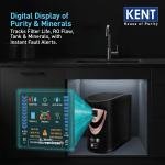 KENT Sterling IoT Under the Counter RO Water Purifier| RO+UV+UF+Alkaline+Copper+TDS Control | IoT Enabled | Fully Automatic