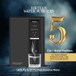 Havells Gracia FAB Alkaline Water Purifier (Black), RO+UV+Alkaline, Hot, Warm & Ambient Water, Copper+Zinc+Minerals, 9 Stage Purification, 6.5L SS Tank