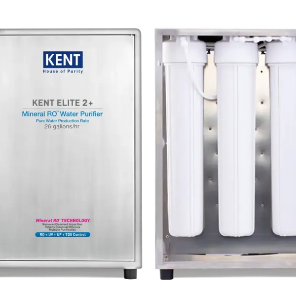 KENT Elite 2+ 100L/hr Purification Capacity, RO+UV Water Purifier for Commercial Use
