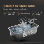 Aquaguard Aspire Lumino Beige 2X RO+UV Active Copper Alkaline Stainless Steel WQI Water Purifier | 2 Year Filter Life | With Mega Sediment Filter