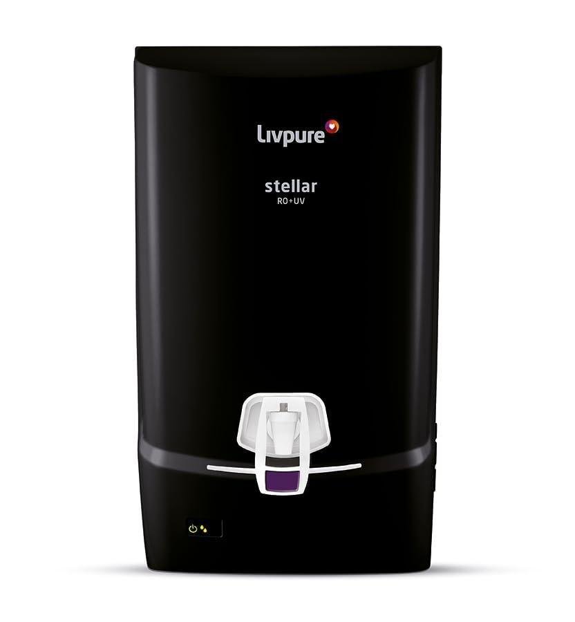 Livpure Stellar RO+UV Water Purifier with 5 Stage Advanced Purification || 7 Litres Storage Capacity || Suitable for Municipal Water