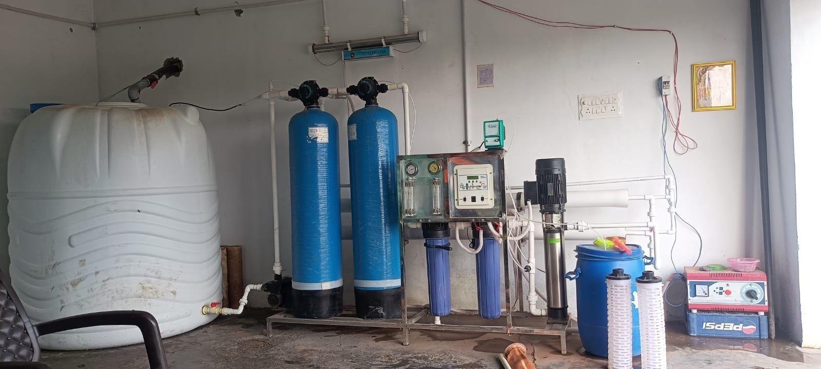 1000 lph ro ro plant