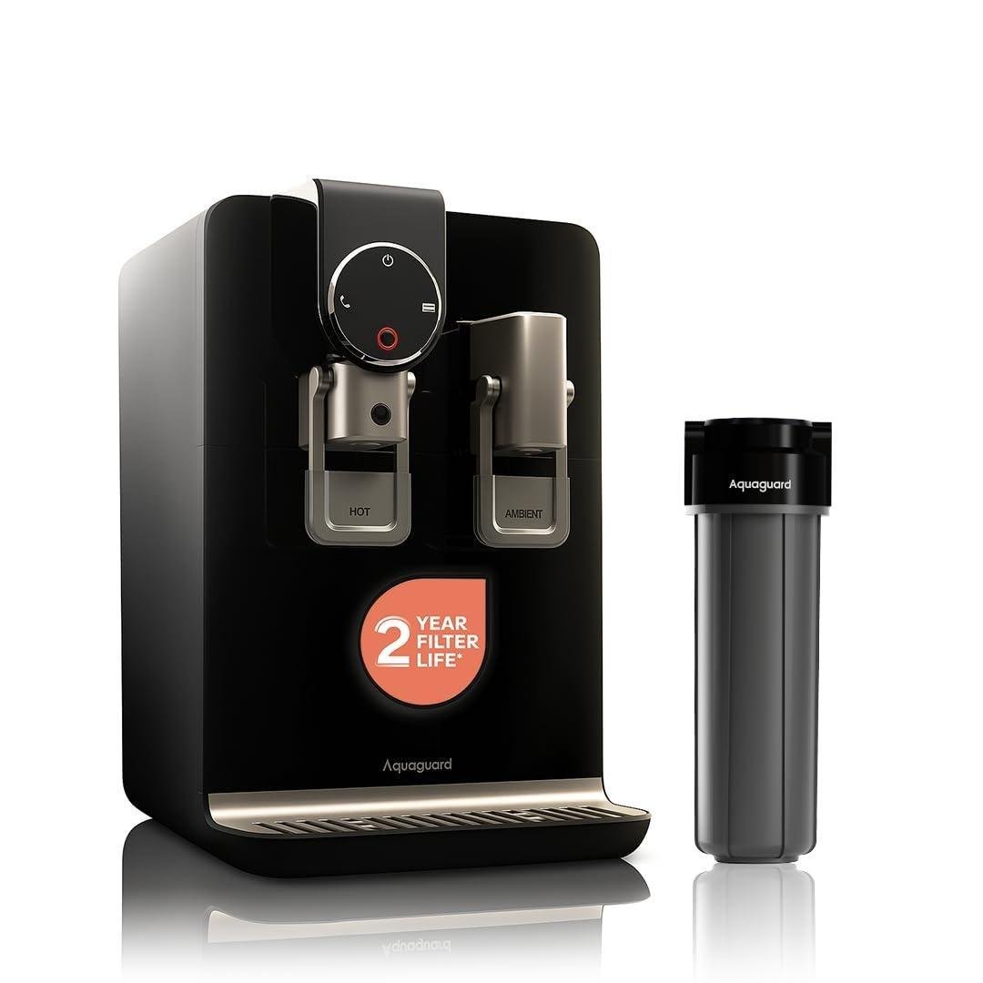 Aquaguard Aspire Blaze Hot & Ambient | 2 Year Filter Life |RO+UV+Active Copper Tech |Stainless Steel Tank