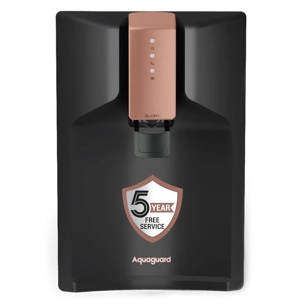 Aquaguard Glory WS RO+UV+UF+5YF Service Water Purifier | 5 Year Free Service Plan | 6.2 Liter l10 Stage Purification | India's No.1 Purifier* | Suitable for all water sources