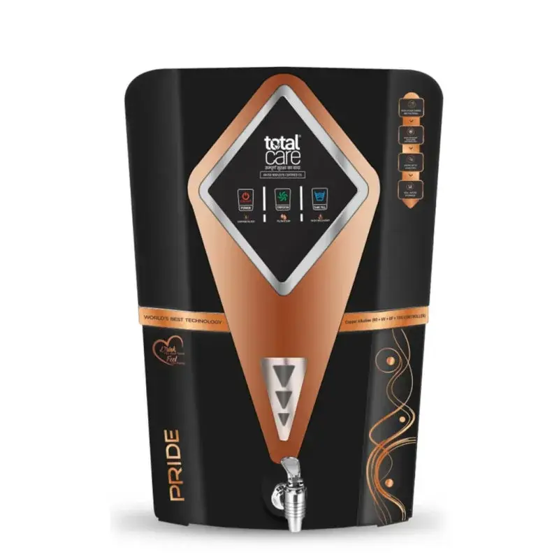 total Care RO System Pride Copper (Domestic Purpose) | RO + UV+ UF + Copper + TDS Controller Wallmounted/Table Top Domestic RO System
