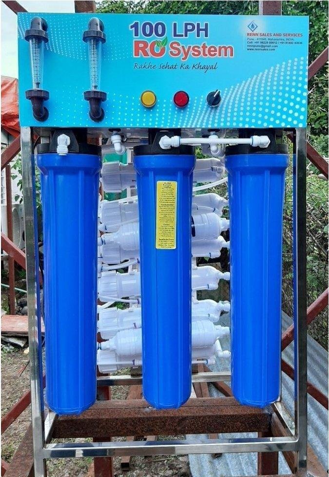 100 lph ro plant