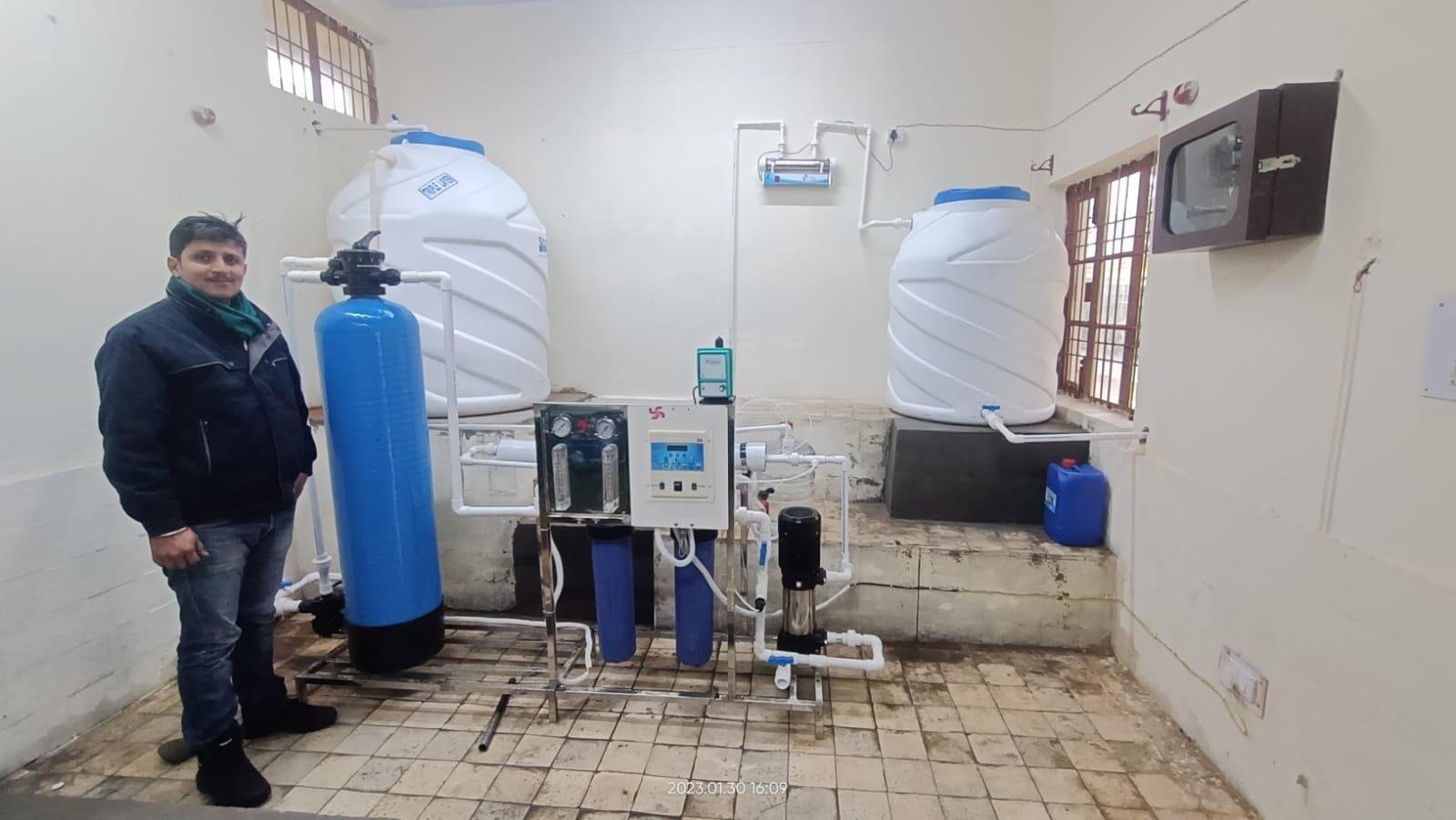 250 lph ro plant