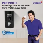 LIVPURE LIV-PEP-PRO-PLUS+ BLACK 7 L RO + UV + UF