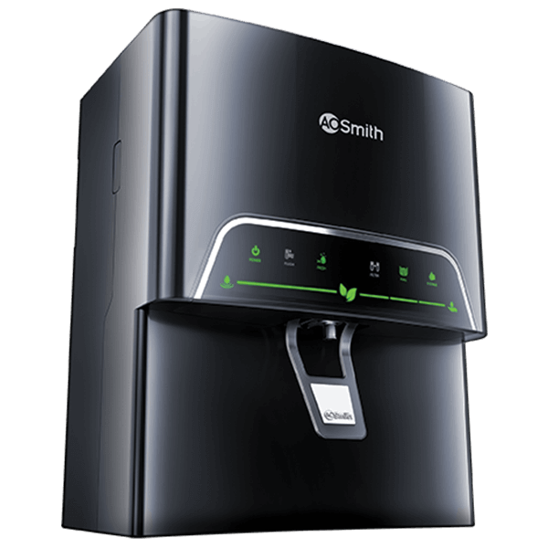 AO Smith ProPlanet P4 Water Purifier 5 L RO + SCMT Water Purifier (Black)