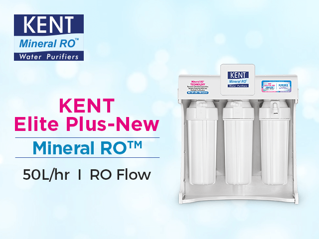 KENT Elite Plus New A State-of-the-art RO Water Purifier with 50L/hr Purification Capacity